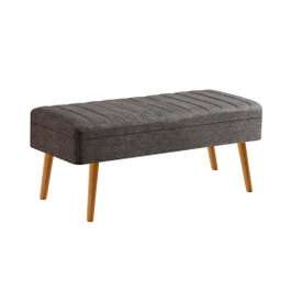 Hanah Home Banco 2 Anthracite Pino Atlantico 90x46x40 cm